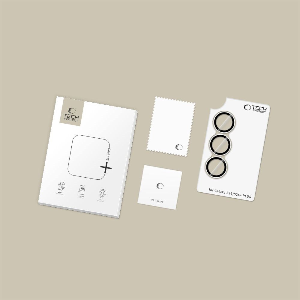 Samsung Galaxy S26 / S26+ (Plus) Tech-Protect Camring Fit+ Kameralinsebeskyttelse - Gennemsigtig