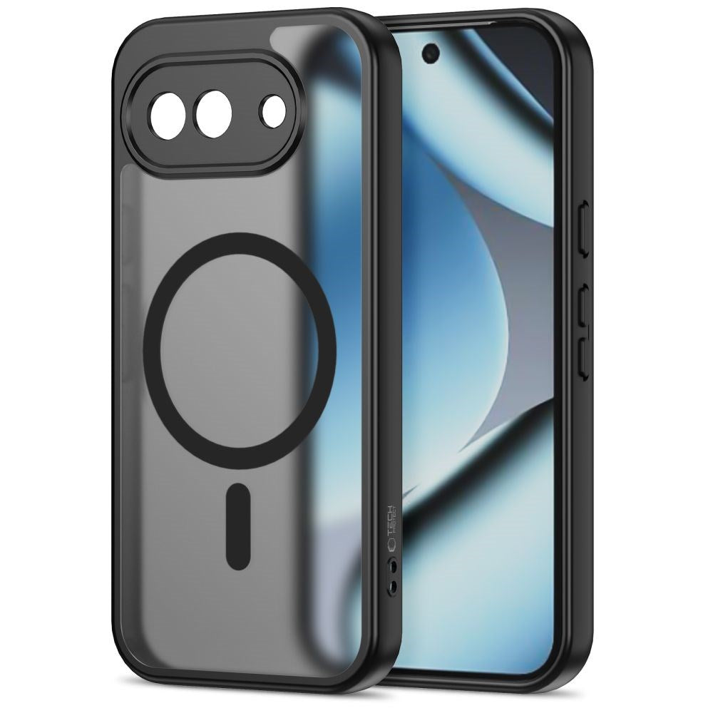 Google Pixel 10a Tech-Protect MagMat Hybrid Cover - MagSafe Kompatibel - Sort