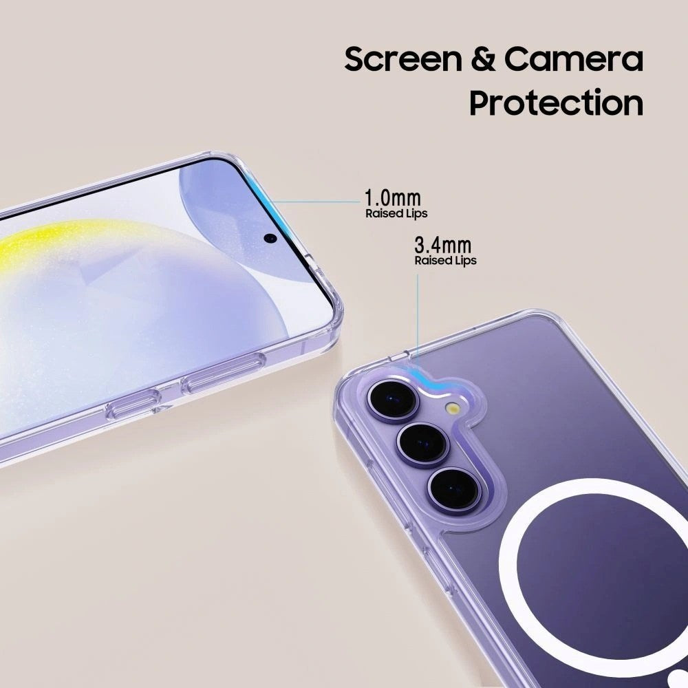 Samsung Galaxy S26+ (Plus) Tech-Protect Flexair Hybrid Cover - MagSafe Kompatibel - Gennemsigtig
