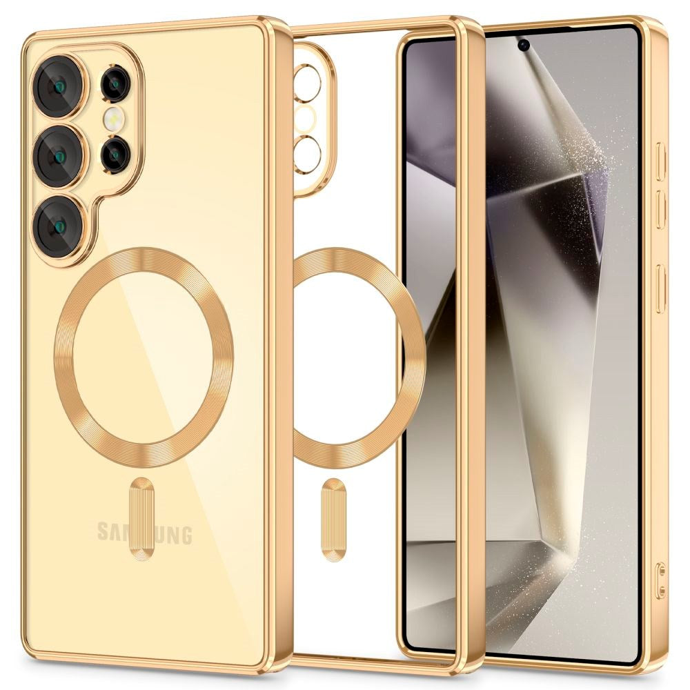 Samsung Galaxy S25 Ultra Tech-Protect MagFlex Cover - MagSafe Kompatibel - Guld