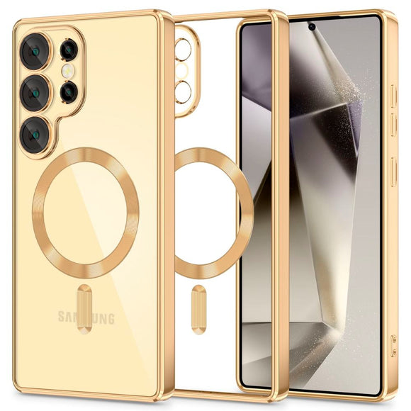 Samsung Galaxy S25 Ultra Tech-Protect MagFlex Cover - MagSafe Kompatibel - Guld