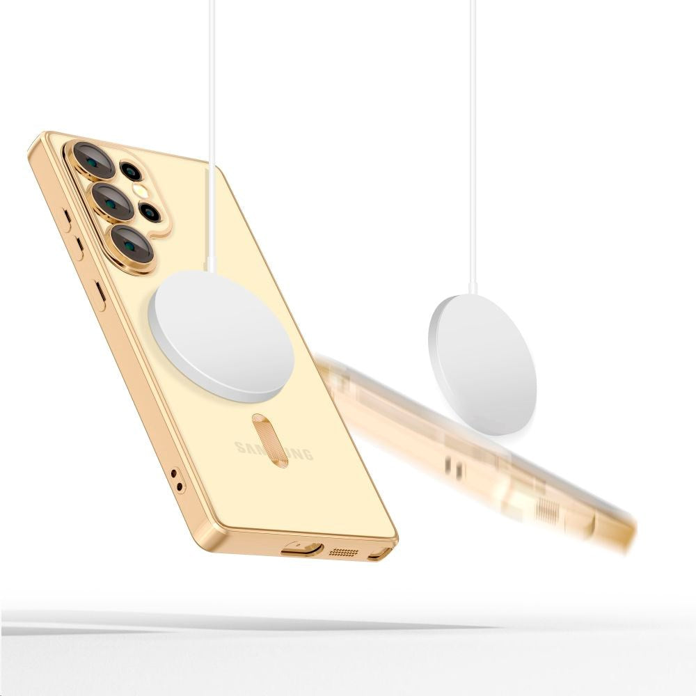 Samsung Galaxy S25 Ultra Tech-Protect MagFlex Cover - MagSafe Kompatibel - Guld