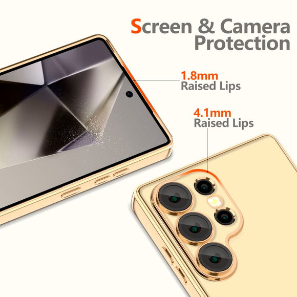 Samsung Galaxy S25 Ultra Tech-Protect MagFlex Cover - MagSafe Kompatibel - Guld
