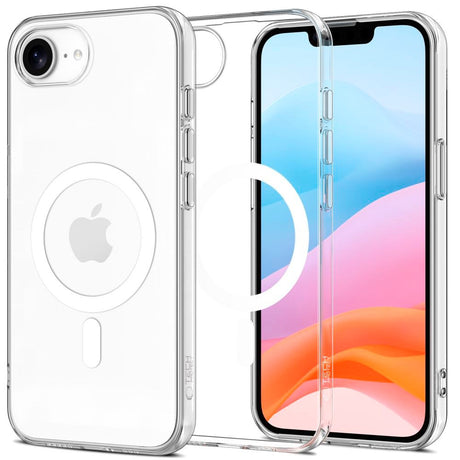 iPhone 17e / 16e Tech-Protect FlexAir Fleksibelt Plastik Cover - MagSafe Kompatibel - Gennemsigtig