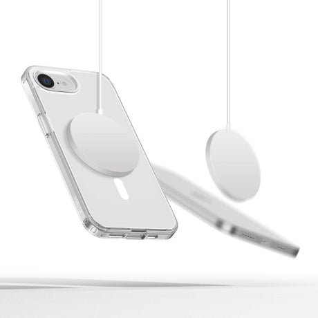 iPhone 17e / 16e Tech-Protect Flexair Hybrid Cover - MagSafe Kompatibel - Gennemsigtig