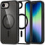iPhone 16e Tech-Protect Magmat Cover - MagSafe Kompatibel - Gennemsigtig / Sort