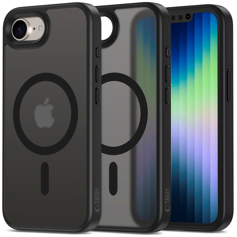 iPhone 17e / 16e Tech-Protect Magmat Cover - MagSafe Kompatibel - Mat Sort