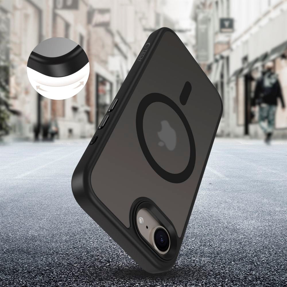 iPhone 17e / 16e Tech-Protect Magmat Cover - MagSafe Kompatibel - Mat Sort