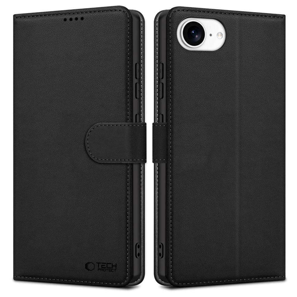iPhone 17e / 16e Tech-Protect Wallet m. Pung - Sort