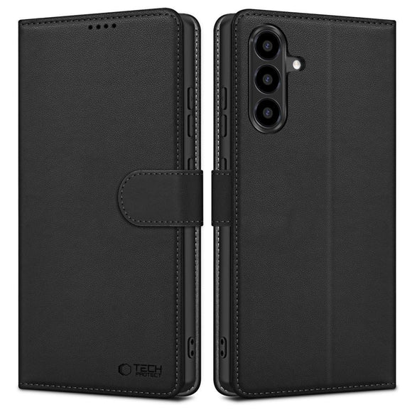Tech-Protect Samsung Galaxy A36 Flipcover med Kortholder - Sort