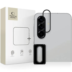 Samsung Galaxy A36 (5G) / A56 (5G) Tech-Protect Camring Fit+ Kameralinsebeskyttelse - Gennemsigtig / Sort Kant