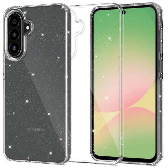 Samsung Galaxy A56 (5G) Tech-Protect FlexAir Cover - Gennemsigtig / Glitter