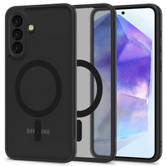 Samsung Galaxy A56 (5G) Tech-Protect Magmat Cover - MagSafe Kompatibel - Mat Sort
