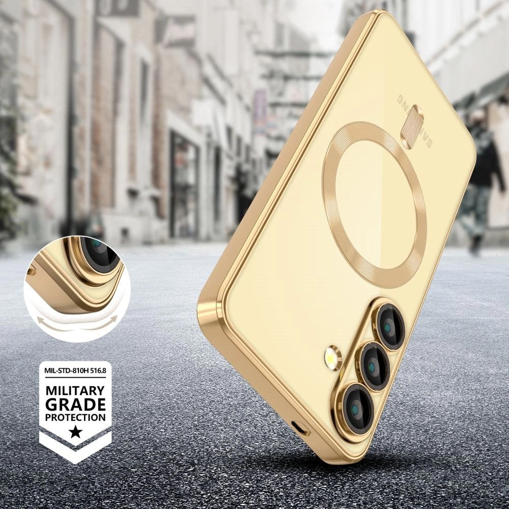 Samsung Galaxy A56 (5G) Tech-Protect MagFlex Cover - MagSafe Kompatibel - Guld