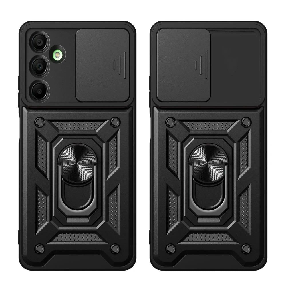 Samsung Galaxy A26 (5G) Tech-Protect Camshield m. Magnetisk Fingerring & Ståfunktion - Sort