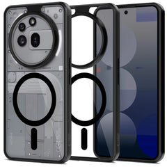 Nothing Phone (3a) Pro Tech-Protect Magmat Cover - MagSafe Kompatibel - Gennemsigtig / Sort