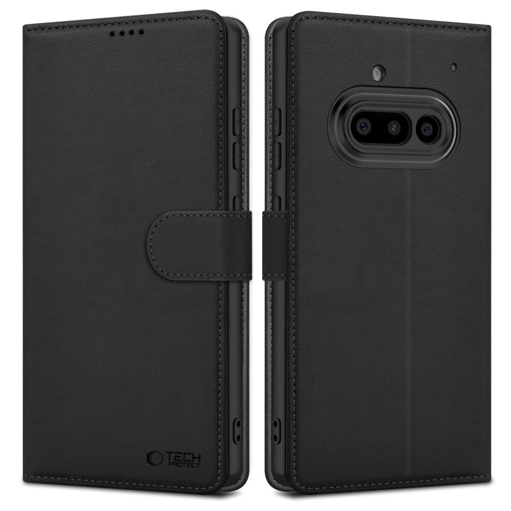 Nothing Phone (3a) Tech-Protect Wallet Flip Cover - Sort