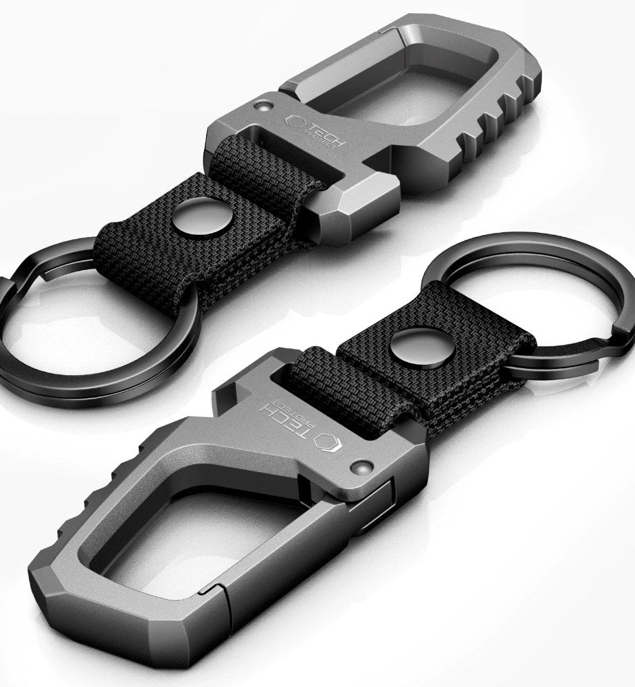 Tech-Protect SlideLock Karabinnøglering - Sort