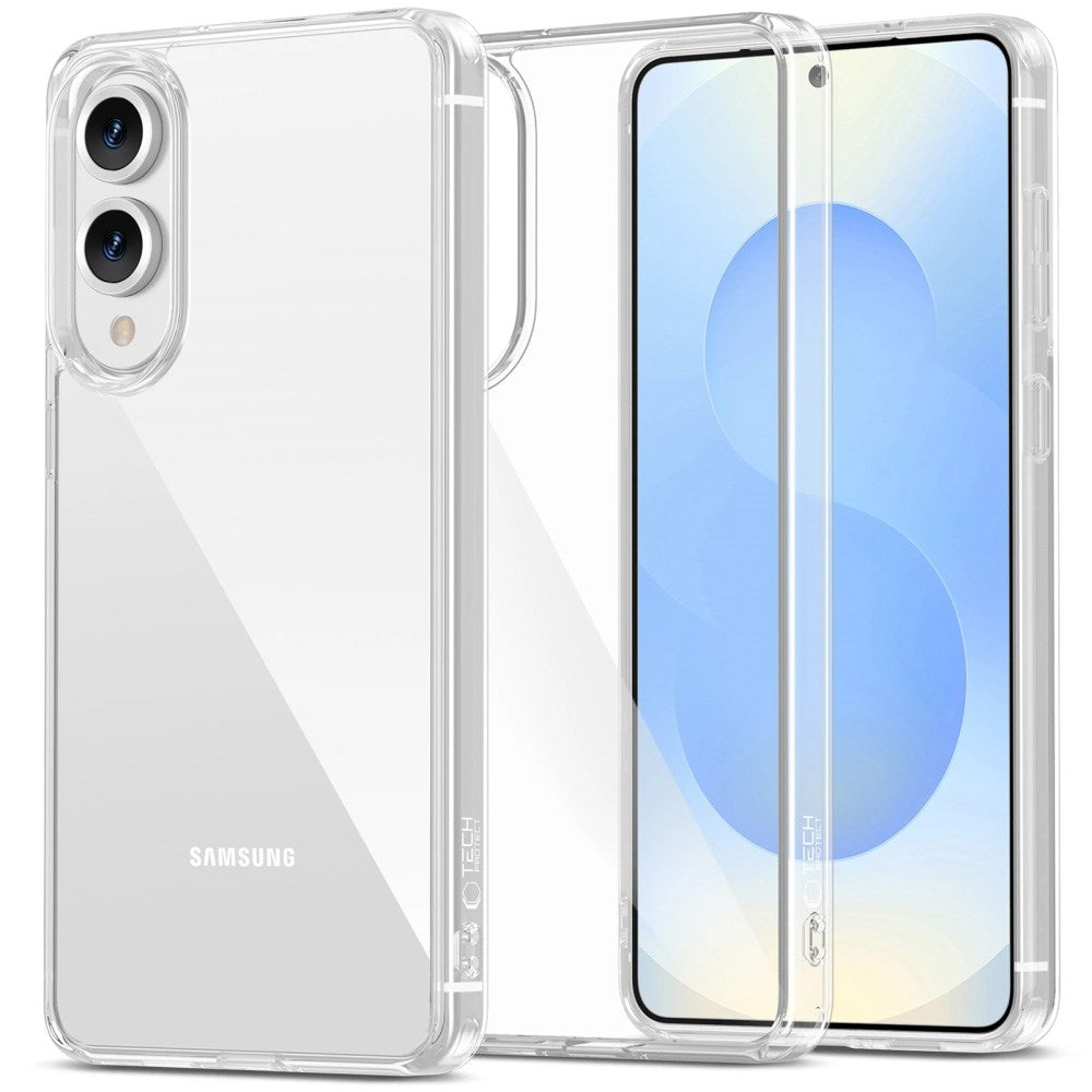 Samsung Galaxy S25 Edge Tech-Protect Flexair Hybrid Cover - Gennemsigtig