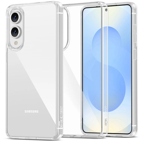 Samsung Galaxy S25 Edge Tech-Protect Flexair Hybrid Cover - Gennemsigtig