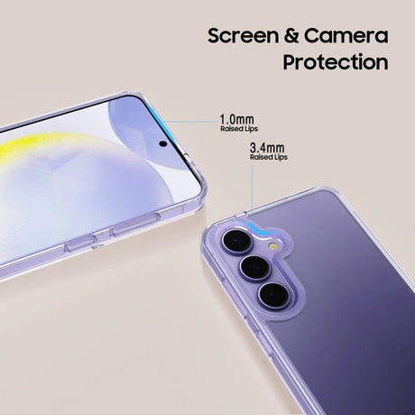 Samsung Galaxy S25 Edge Tech-Protect Flexair Hybrid Cover - Gennemsigtig