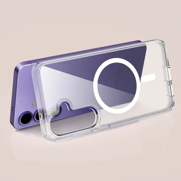 Samsung Galaxy S25 Edge Tech-Protect Flexair Hybrid Cover - MagSafe Kompatibel - Gennemsigtig