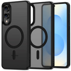 Samsung Galaxy S25 Edge Tech-Protect Magmat Cover - MagSafe Kompatibel - Mat Sort