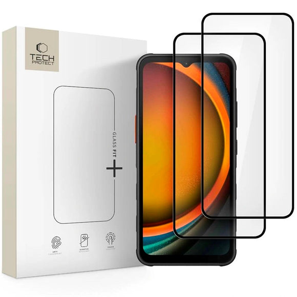 Samsung Galaxy Xcover 7 / 7 Pro Tech-Protect Glass Fit+ Skærmbeskyttelse - 2 stk - Gennemsigtig