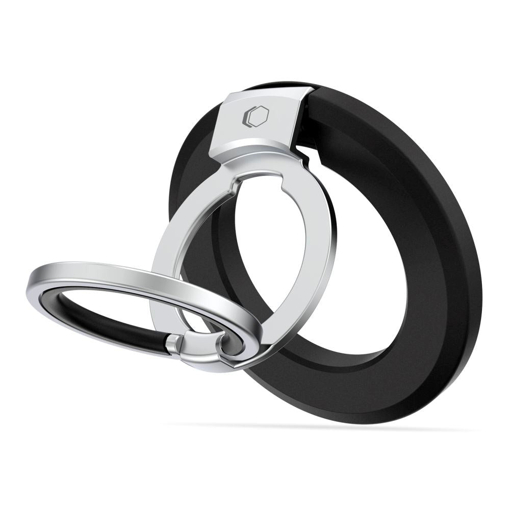Tech-Protect Magnetisk Ring Holder til Mobil - MagSafe Kompatibel - Sort