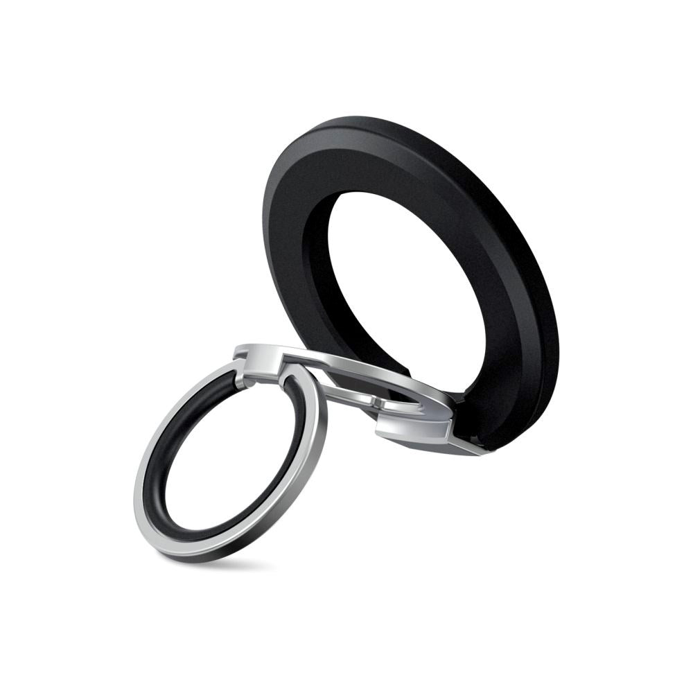 Tech-Protect Magnetisk Ring Holder til Mobil - MagSafe Kompatibel - Sort
