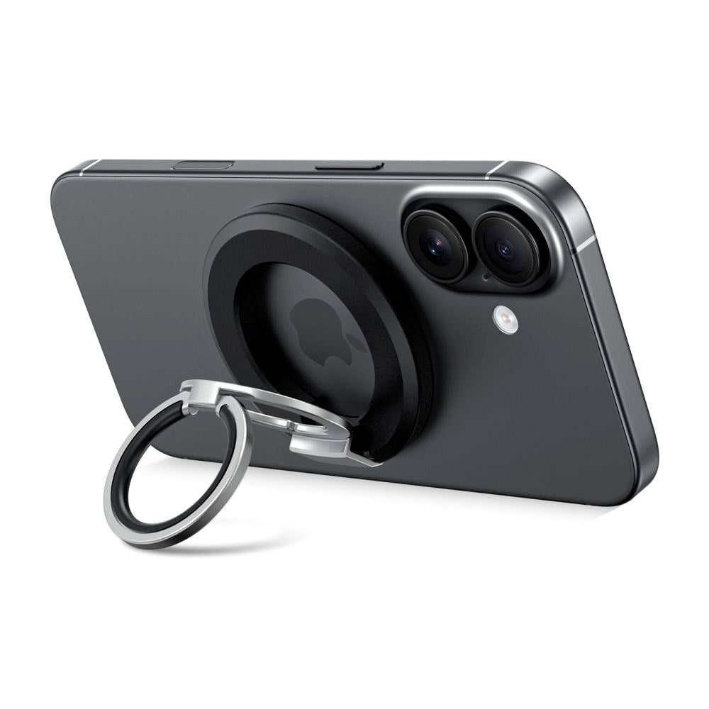 Tech-Protect Magnetisk Ring Holder til Mobil - MagSafe Kompatibel - Sort