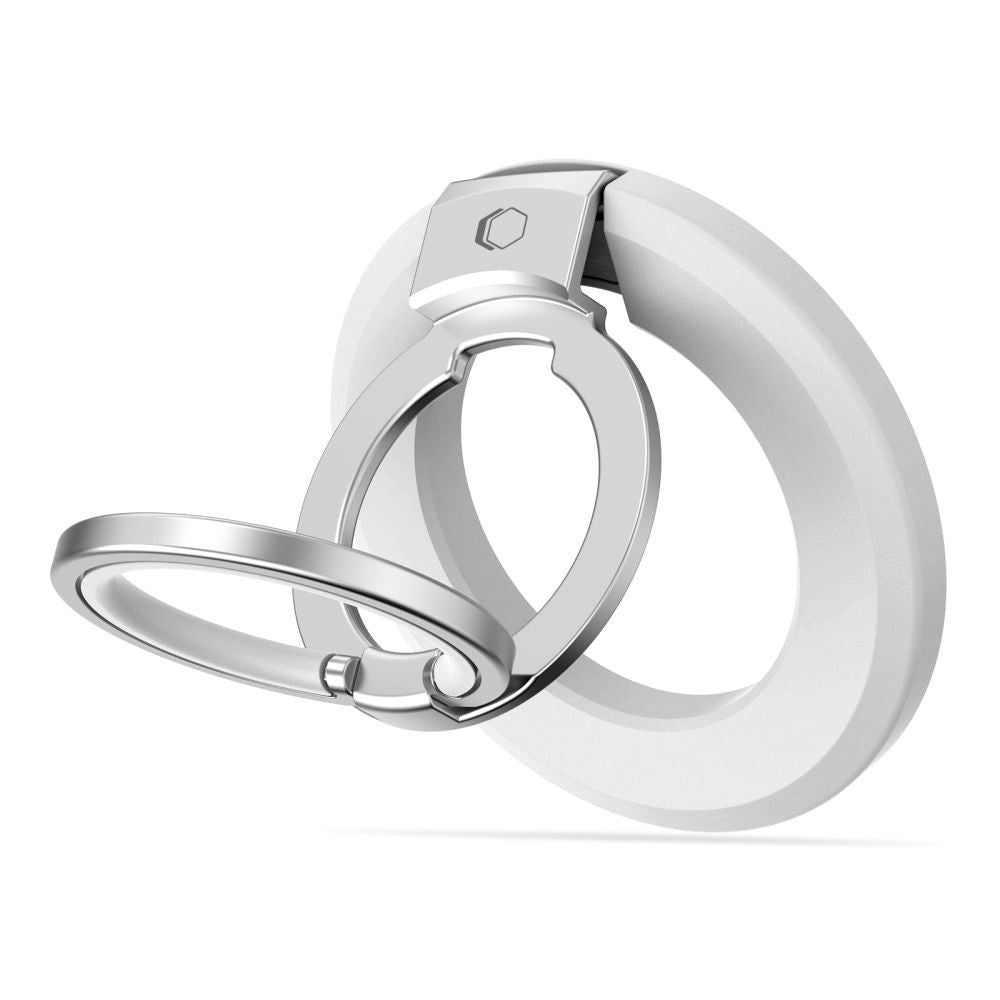 Tech-Protect Magnetisk Ring Holder til Mobil - MagSafe Kompatibel - Hvid