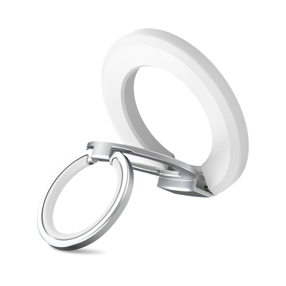 Tech-Protect Magnetisk Ring Holder til Mobil - MagSafe Kompatibel - Hvid