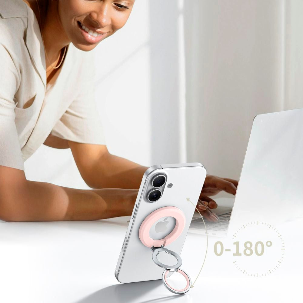 Tech-Protect Magnetisk Ring Holder til Mobil - MagSafe Kompatibel - Lyserød