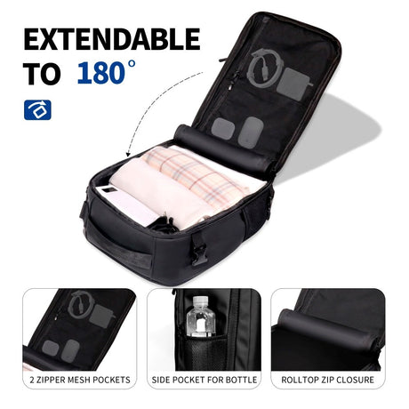 Tech-Protect Defender S50 Rejsetaske - 20L / 40 x 20 x 25 cm - Sort