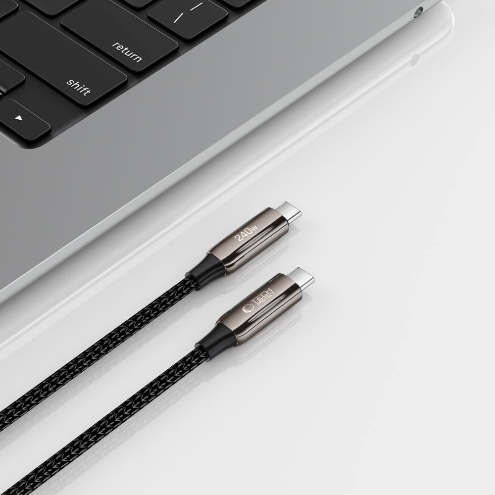 Tech-Protect Ultraboost UB10T PD 240W USB-C til USB-C Kabel 1m - Sort