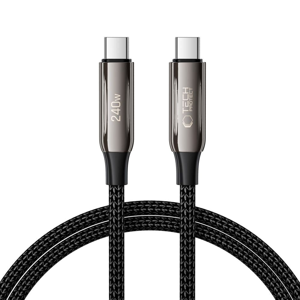 Tech-Protect Ultraboost UB10T PD 240W USB-C til USB-C Kabel 1m - Sort