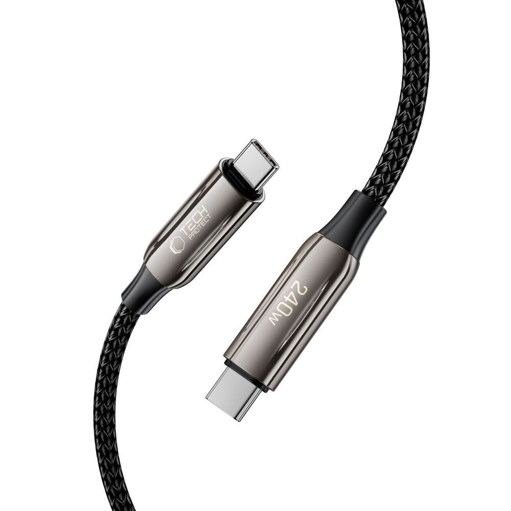 Tech-Protect Ultraboost UB10T PD 240W USB-C til USB-C Kabel 2m - Sort