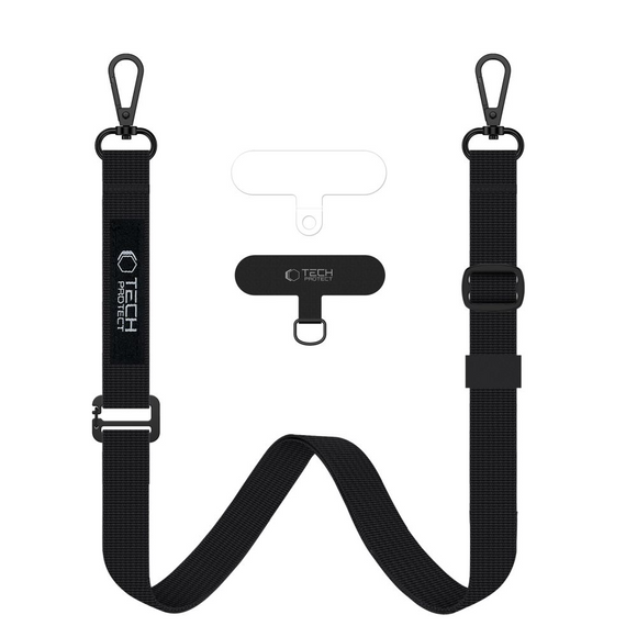 Tech-Protect C6S 2-i-1 Mobilstrop - Sort