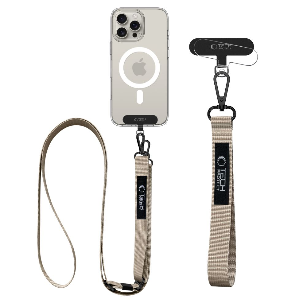 Tech-Protect C6S 2-i-1 Mobilstrop - Beige
