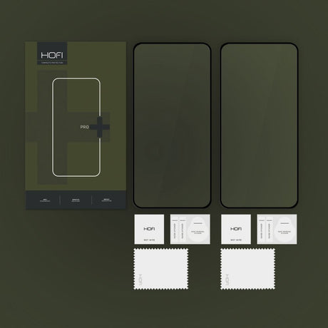 Samsung Galaxy S24 FE Hofi Glass Pro+ Hærdet Glas Skærmbeskyttelse - Case Friendly - Sort Kant