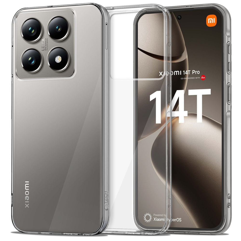 Tech-Protect Flexair Hybrid Plastik Cover Xiaomi 14T Pro - Gennemsigtig