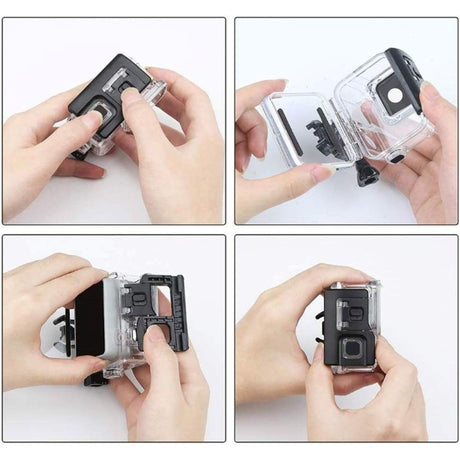 Tech-Protect GA200 Vandtæt Case GoPro Hero 5 / 6 / 7 - Gennemsigtig