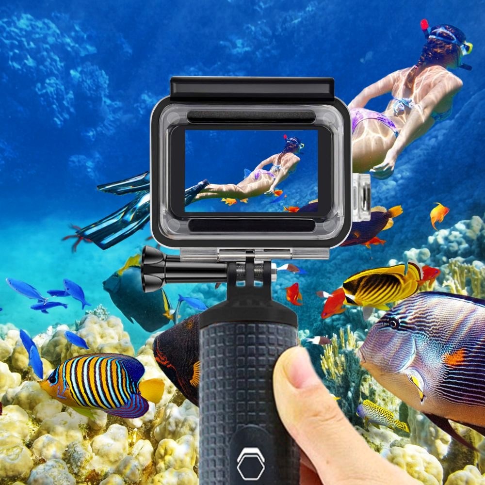 Tech-Protect GA200 Vandtæt Case GoPro Hero 5 / 6 / 7 - Gennemsigtig