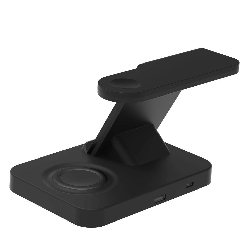 Tech-Protect Qi15W-A37 3-in-1 Trådløs Oplader til Apple og Android - Sort