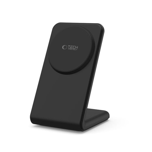 Tech-Protect QI15W-A38 15W Magsafe Trådløs Oplader - Sort
