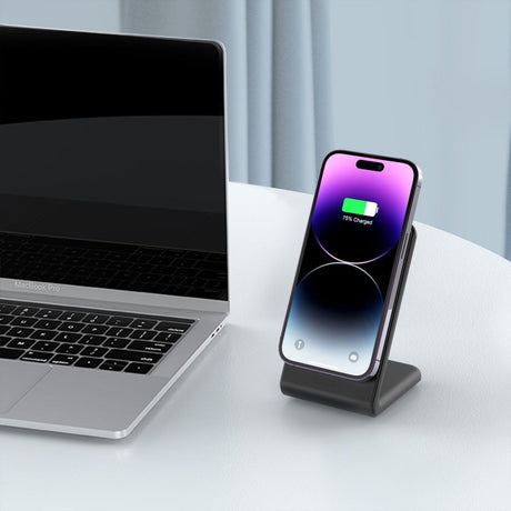 Tech-Protect QI15W-A38 15W Magsafe Trådløs Oplader - Sort