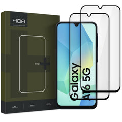 Samsung Galaxy A16 / A26 Hofi Glass Pro+ Hærdet Glas Skærmbeskyttelse - Case Friendly - 2-Pak - Sort Kant
