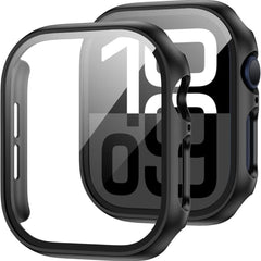 Apple Watch 11 / 10 Tech-Protect DEFENSE360 Smartwatch Cover m. Skærmbeskyttelse - 46mm - Sort