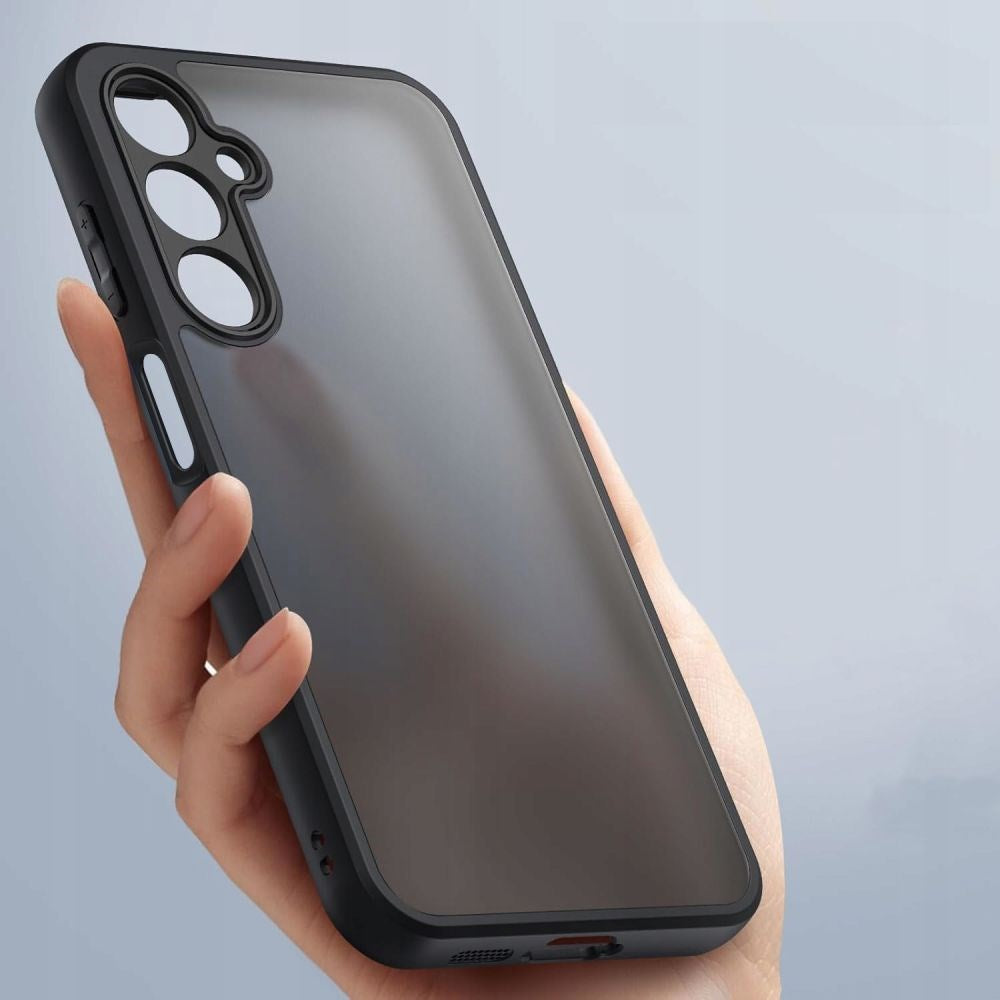 Tech-Protect MagMat Motorola Edge 50 Neo Cover - Gennemsigtigt / Mat Sort